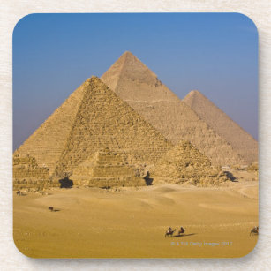 Die großen Pyramiden von Giseh, Ägypten Getränkeuntersetzer