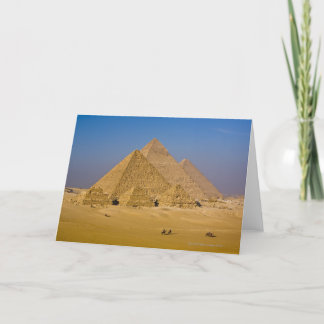 Die großen Pyramiden von Gizeh, Ägypten Karte