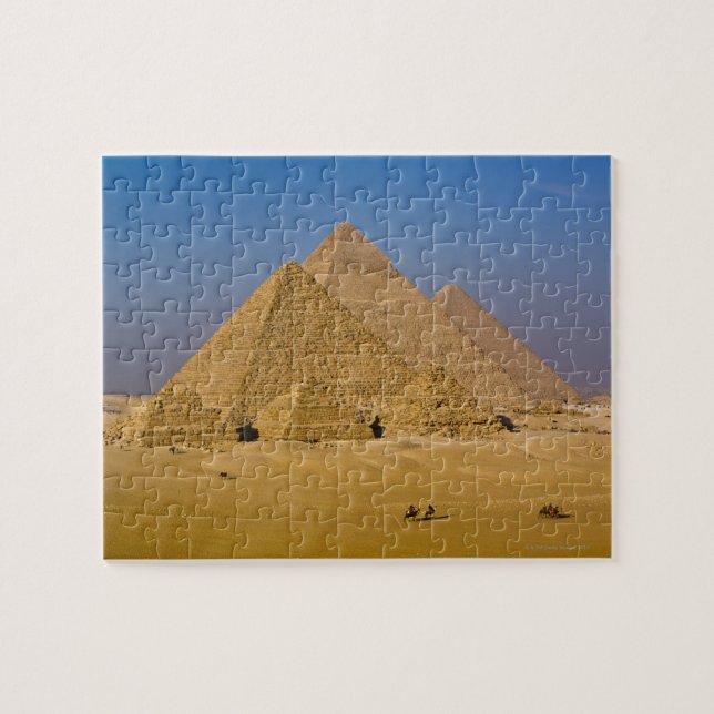 Die großen Pyramiden von Gizeh, Ägypten Puzzle (Horizontal)