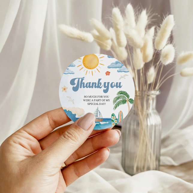 Die großen Retro-Surf-Accessoire-Geschenkanhänger Geschenkanhänger (Von Creator hochgeladen)