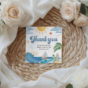 Die großen Retro-Surf-Accessoire-Geschenkanhänger Geschenkanhänger