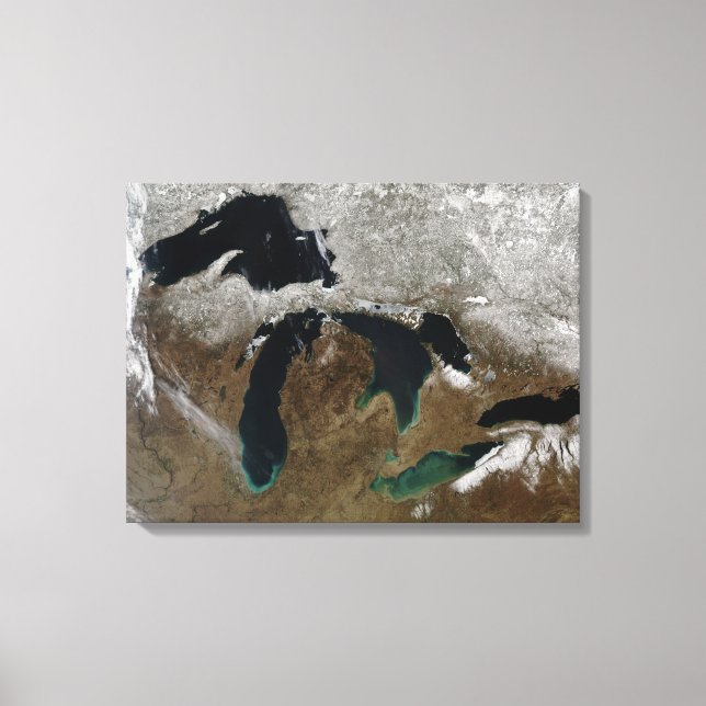 Die Großen Seen 3 Leinwanddruck (Vorderseite)