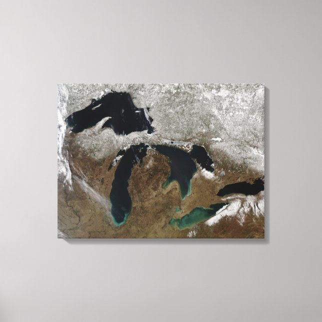 Die Großen Seen 3 Leinwanddruck (Vorderseite)