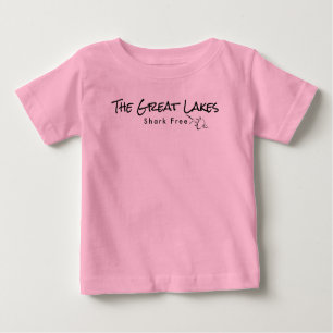 Die Großen Seen - frei von Haien Baby T-shirt