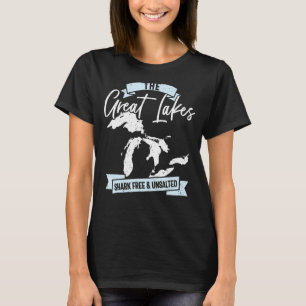 Die Großen Seen Michigan Große Seen Tourismus T-Shirt