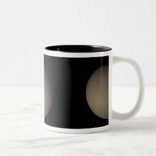 Die Großen Staubstürme von 2001 auf den Mars 2 Zweifarbige Tasse