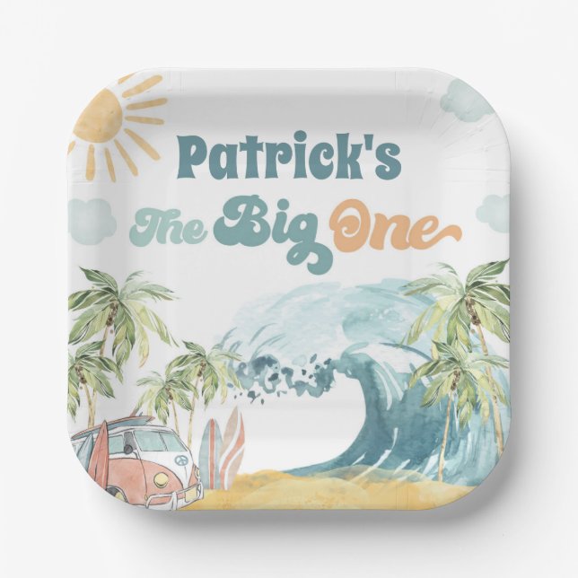 Die großen Teller der Geburtstagspartei (Vorderseite)