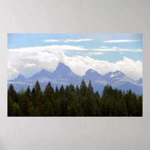Die großen Tetons Poster