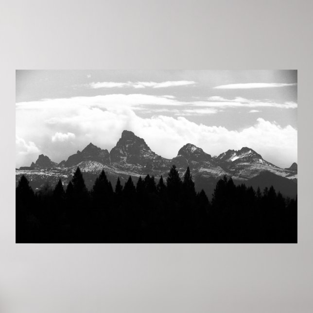 Die großen Tetons Poster (Vorne)