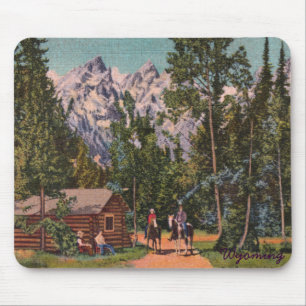 Die großen Tetons - Wyoming Mousepad