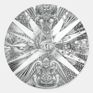 DIE GROSSEN ÜBERRASCHUNGSkleber Runder Aufkleber