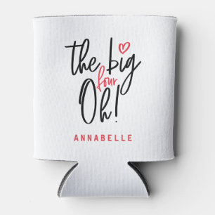 Die großen vier oh! 40. Geburtstagsgeschenk Gastg Dosenkühler