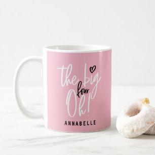 Die großen vier oh! 40. Geburtstagsgeschenk Gastg Kaffeetasse