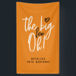 Die großen vier oh! Banner zum 40. Party<br><div class="desc">Die großen vier oh! 40. Party.</div>