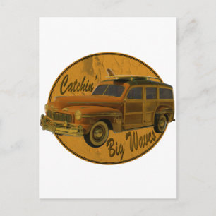 die großen Wellen im Wald Postkarte