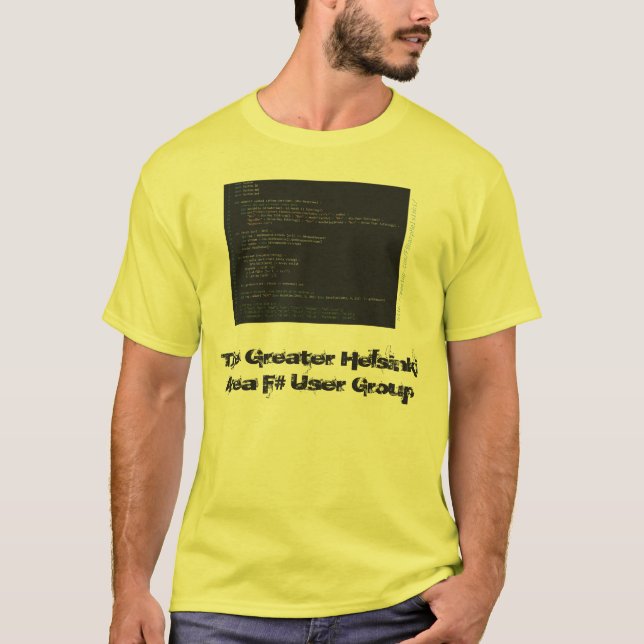 Die größere Helsinki-Bereich F# Benutzergruppe - T T-Shirt (Vorderseite)