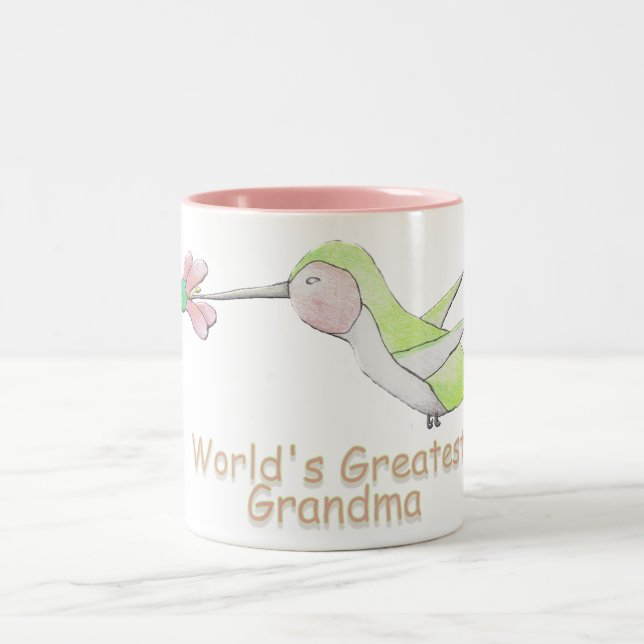 Die Großmutter-Kolibri-Tasse der Welt bestste Zweifarbige Tasse (Mittel)