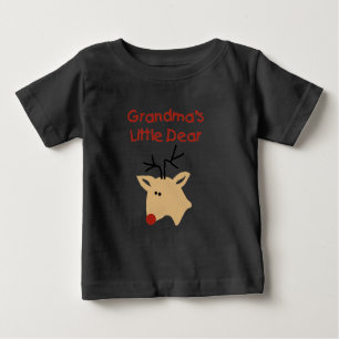 Die Großmutter-Rotwild-Weihnachten der Großmutter Baby T-shirt
