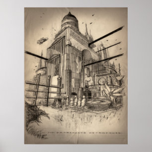 Die Großstadt Sacramento Poster