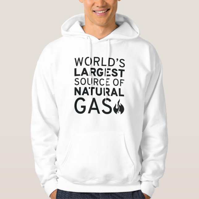 Die größte Erdgasquelle der Welt Hoodie (Vorderseite)