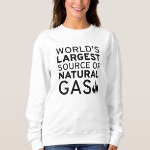 Die größte Erdgasquelle der Welt Sweatshirt