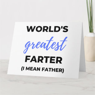 Die größte Farter der Welt I Gemein Vater bl Karte