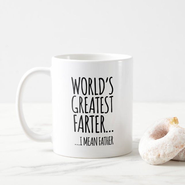 Die größte Farter-Kaffee-Tasse der Welt Kaffeetasse (Mit Donut)