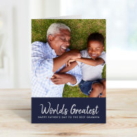 Die größte Foto-Karte der Welt zum Opa-Vater
