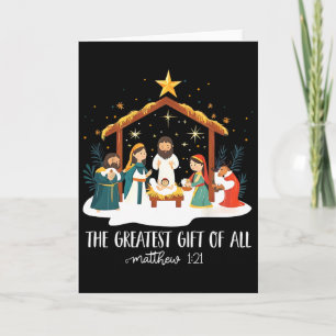 Die Größte Für Alle Weihnachten Jesus Christus Geb Karte