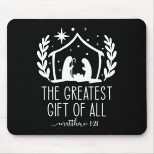 Die Größte Für Alle Weihnachten Nativität Jesus Ch Mousepad
