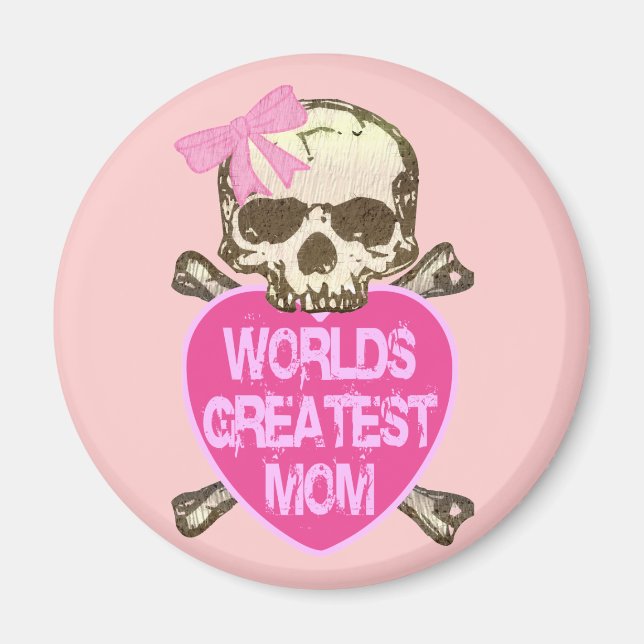 Die größte gotische Mama der Welt Magnet (Vorne)