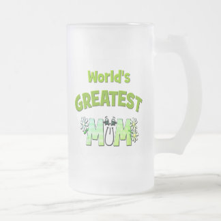 Die größte Mama der Welt Mattglas Bierglas