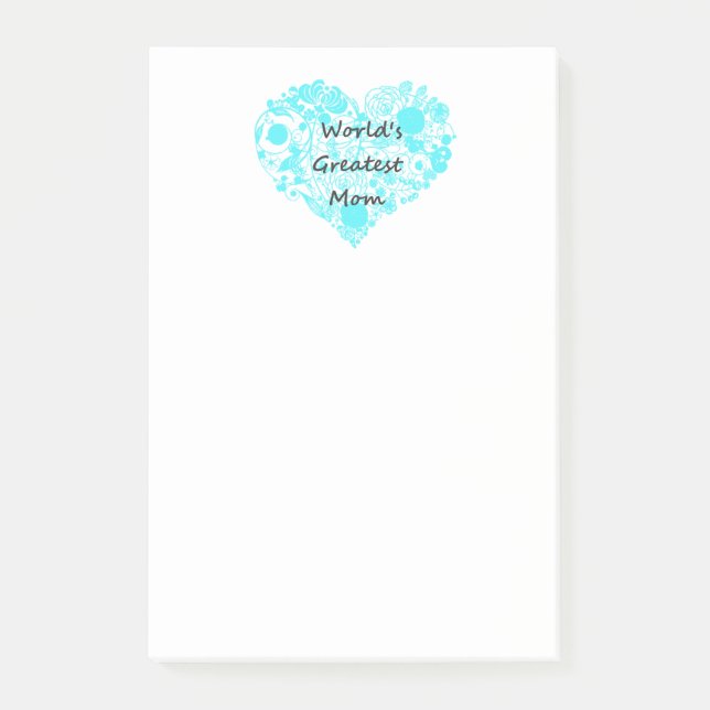 Die größte Mama der Welt nach der Veröffentlichung Post-it Klebezettel (Vorderseite)