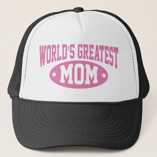 Die größte Mama der Welt Truckerkappe (Vorderseite)