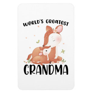 Die größte Oma der Welt für Hirte und Fawn Magnet