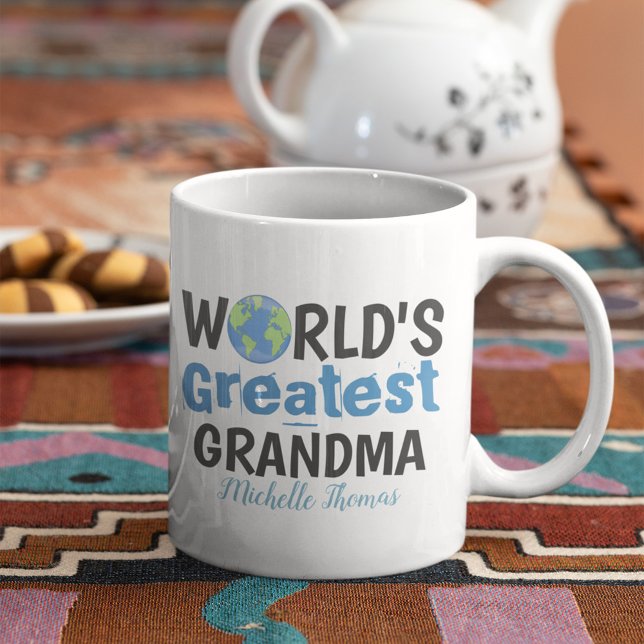 Die größte Oma-Sitte der niedlichen Welt Kaffeetasse (The World's Greatest Grandma Custom Mug)