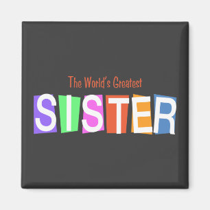 Die größte Schwester der Retro Welt Magnet