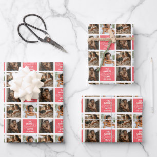 Die größte Schwester-FotoCollage der Welt Geschenkpapier Set