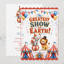 Die größte Show der Welt Kindergeburtstagsfeier