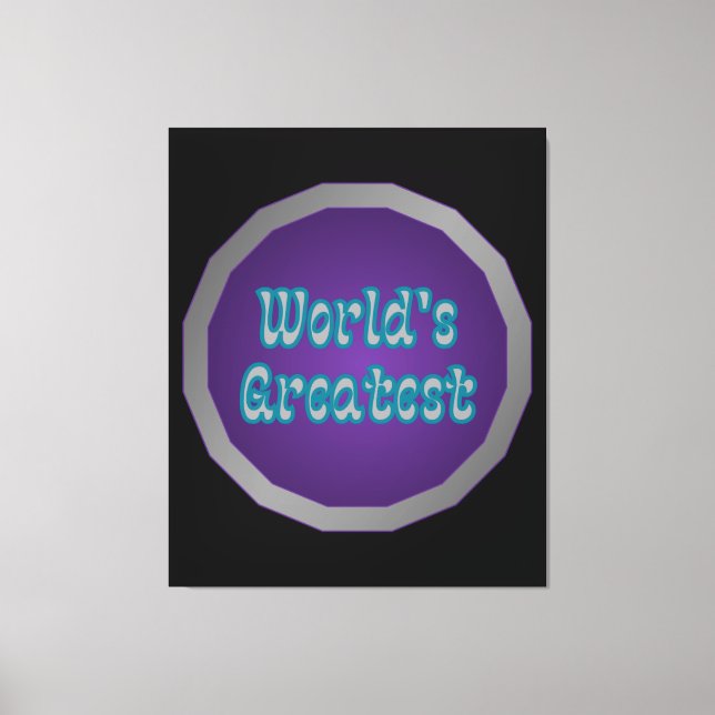 Die größte Sigil-Mauer der Welt Leinwanddruck (Vorderseite)