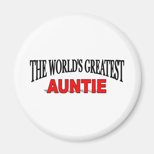 Die größte Tante der Welt Magnet (Vorne)