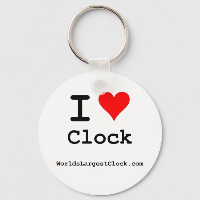 Die größte Uhrenkette der Welt Schlüsselanhänger (Vorderseite)