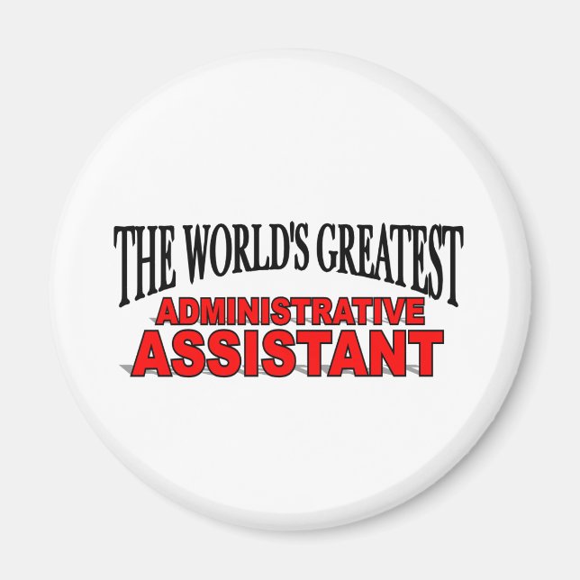 Die größte Verwaltungsassistentin der Welt Magnet (Vorne)