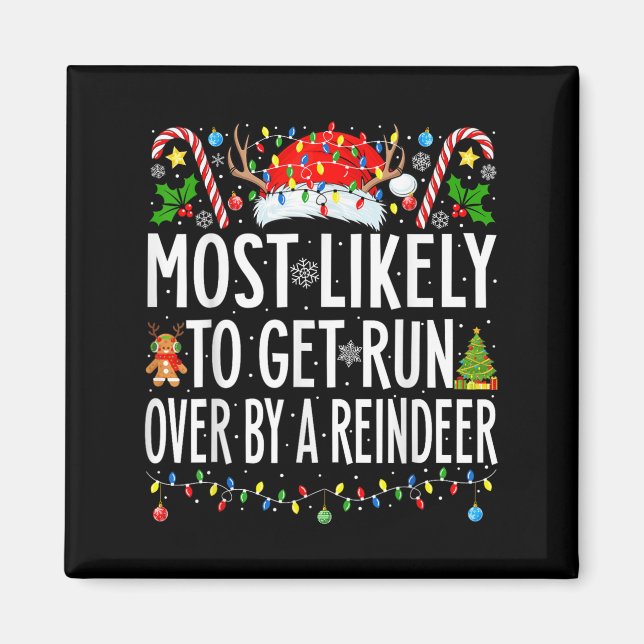 Die größte Wahrscheinlichkeit, von einer Rentierfa Magnet (Vorne)