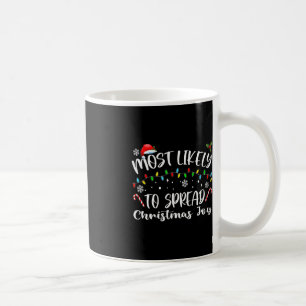 Die größte Wahrscheinlichkeit Weihnachtsfreude zu Kaffeetasse