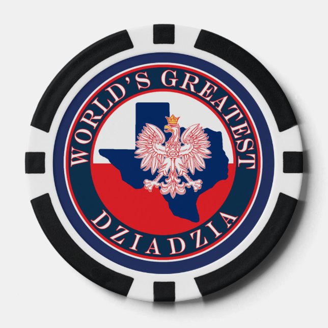 Die größte Ziadzia der Welt Pokerchips (Vorderseite)