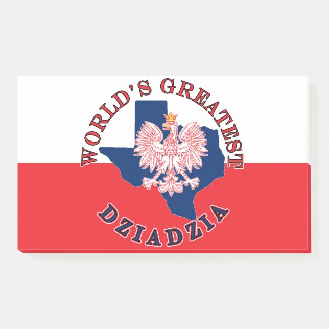 Die größte Ziadzia der Welt Post-it Klebezettel (Vorderseite)