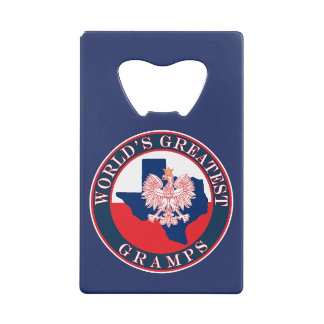 Die größten Gramps der Welt Geldbeutel Flaschenöffner (Vorderseite)