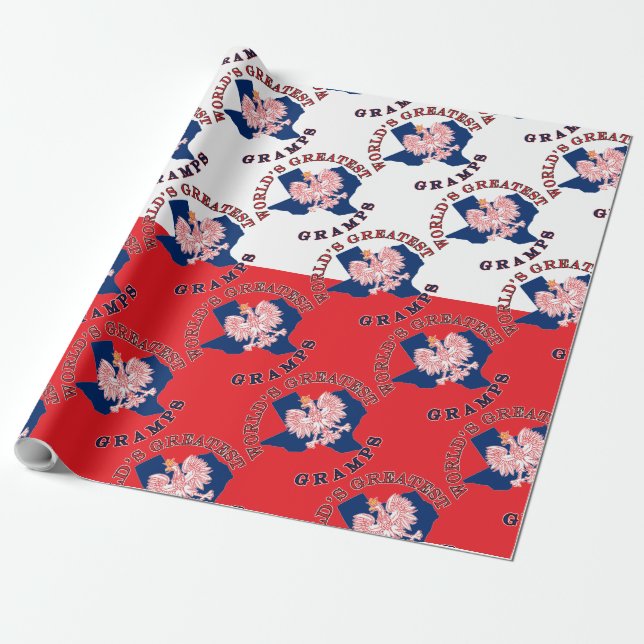 Die größten Gramps der Welt Geschenkpapier (Ungerollt)