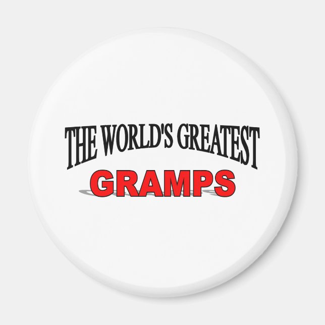 Die größten Gramps der Welt Magnet (Vorne)
